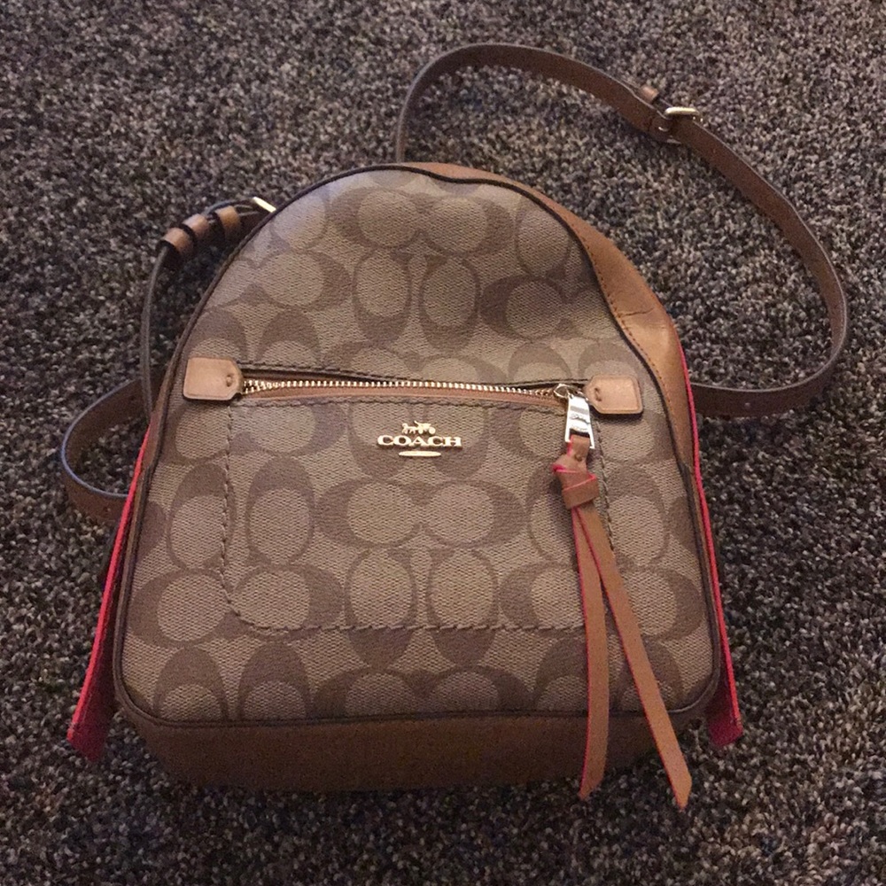 Coach mini backpack